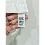 Lafayette 148 NWT  Stretch Cotton Straight Button Down Shirt White Women's Size 2 Photo 6