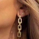NWT Eddie Borgo Supra Link Drop Earrings Photo 0