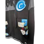 Cookies Streetwear Long Sleeve Hoodie With Flag Design And Patches Black Photo 1