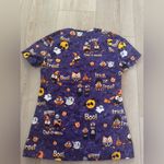 Dickies Scrub Top Woman’s Halloween Owl 🎃🦉👻 Photo 4