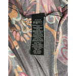 New MSK Dress Womens Medium Black Midi Floral Paisley Belted Stretch Boho Career Photo 7