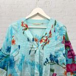 Soft Surroundings  L'atalante Tunic PM  Blue Tropical Photo 3