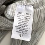 Strut this  Grey-White Tank Top Photo 3