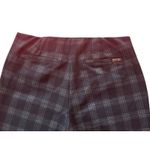 Calvin Klein  Glen Check Plaid Charcoal Stretch Pants 10 Dark Academia Old Money Photo 3
