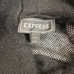 EXPRESS Black Gray Stripe Turtleneck Sweater Mohair Wool Blend Women Size Small Photo 5