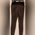 Madewell Maternity Over-the-Belly Skinny Women’s Black Distressed Denim Size 28 Photo 3