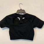 Gymshark Ultra Seamless Crop Top Black M Photo 3