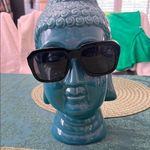 Burberry  Elsa black round sunglasses signature print stems excellent condition Photo 2