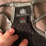 Rock & Republic silver metallic cut out back top Photo 3