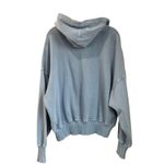 Aerie  Light Blue Oversized Hoodie Ribbed Cuffs Cozy Pullover Sweatshirt XL Photo 2