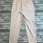 EXPRESS  Women's Paperbag Linen Tapered Leg Ankle Pants Pale Pink 10R 10 Regular Photo 1
