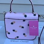 Kate Spade New York Pink Multi Pineapple Crossbody Purse Photo 2