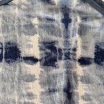 Lucky Brand Blue and White Tie Dye Knit Tank Top Photo 2