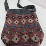 Aztec Southwestern Crossbody Pebbled Leather Boho Western Cowgirl Tote Bag Suchi Black Photo 6