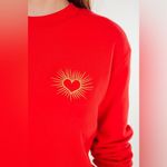The Fifth Label  Red Long Sleeve Pullover Sweatshirt Top Size S Preowned Photo 4