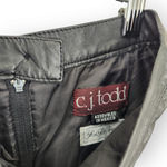 American Vintage Vintage CJ Todd Saks Fifth Avenue Leather Pencil Skirt 0 Photo 4