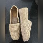 J.Crew  tan woven espadrille loafers sz 8.5 Photo 2