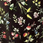 Likely Beckett Botanical Short Ruffle Skirt Black Floral Short Dress Size 12 Photo 3