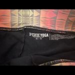 PINK - Victoria's Secret Pink Victoria’s Secret Yoga black cropped embellished pants, size XS athleisure Photo 1