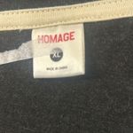 Homage Women’s Gray Pittsburgh Steelers Helmet Single Stitch Shirt Size XL Black Photo 2