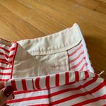 J.Crew White and red stripe shorts size 6 Photo 3