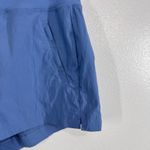 Athleta Trekkie North Short Size 14 Blue Stretch Hiking Shorts Travel Active Photo 4