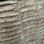 Faux Suede Snakeskin Shopper Tote Bag Tan Photo 3