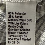 Kaari Blue  women’s size XS grey stripe long sleeve bell sleeve top new with tags Photo 5