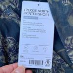 Athleta  Trekkie North Printed Shorts Plus Size 24 Green Floral NWT Photo 3