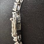 Genuine Tanzanite EUC oval gemstone bracelet in 925 sterling. Sz 6 Photo 4