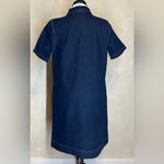Liz Claiborne Women’s Short Sleeve Blue Denim Casual Dress W/Pockets,Spring|Sz:S Photo 2