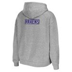 NFL Baltimore Ravens  Women's WEAR by Erin Andrews Heathered Gray Full-Zip Hoodie Photo 1