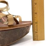 Elizabeth and James leather platform wedge sandals, size 7.5 Photo 13