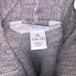 Time & Tru  Women's Cowl Neck Tunic Sweater Cozy Gray Photo 6