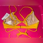 Shade & Shore Yellow Women's Bikini Top Photo 1