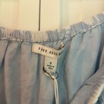 Free Assembly NWT blue floral cottage core smocked waist blouse small Photo 4