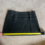 EXPRESS Vintage Schoolgirl Triple Belt Buckle Skirt Photo 7