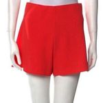 Red high waisted mini shorts , dress shorts Size M Photo 0