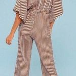 Faithfull the Brand Tilos Tie Front Jumpsuit Photo 1