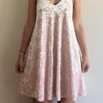AQUA baby pink nwt dress velvet Photo 6
