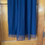 Adrianna Papell Anthropologie Bryce Navy Tulle Maxi Dress Gown Beaded Sz 0 NWT Photo 6