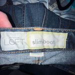 Ann Taylor  LOFT slim boot cut blue jeans 10 Photo 3