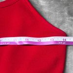 Olivia Rae  Halter Neck Mini Dress Womens Small Red Sleeveless Flare Party Date Photo 11