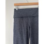 Aerie Offline by ‎ The Hugger High Waisted Foldover Flare Leggings Navy Sz Large Photo 4