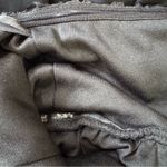 YA Los Angeles Black Strapless Maxi Dress Ruffled Bust Lined Sheer Skirt by S-M Photo 7