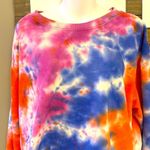 Wild Fable Bright and Comfy Tie Dye Crewneck Cropped Sweatshirt- XXL Photo 1
