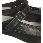 Easy Street Comfort Wave Chicago Faux Black Leather Slip On Mary Jane Clogs 6M Photo 5