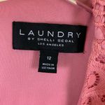 Laundry by Shelli Segal  Women’s Size 12 Vintage Rose Lace Short Sleeve Dress Photo 4