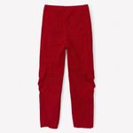 Princess Polly  Red Cargo Pants | Utility Style | 100% Cotton | Size 4 Photo 1