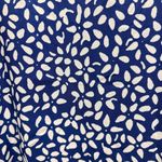 NoraCora Blue and White Floral Print Short Sleeve Midi Dress Size Small NEW Photo 13